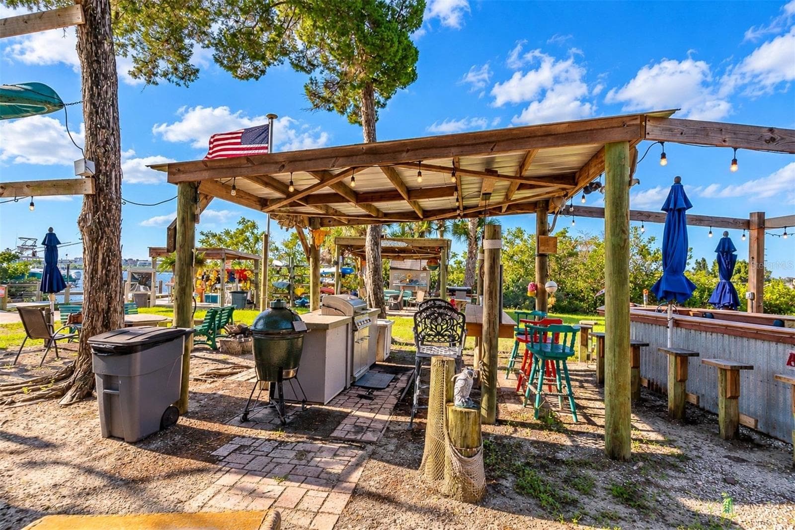 Boat pavilion for festivites - 406 BOUCHELLE DR #103, NEW SMYRNA BEACH