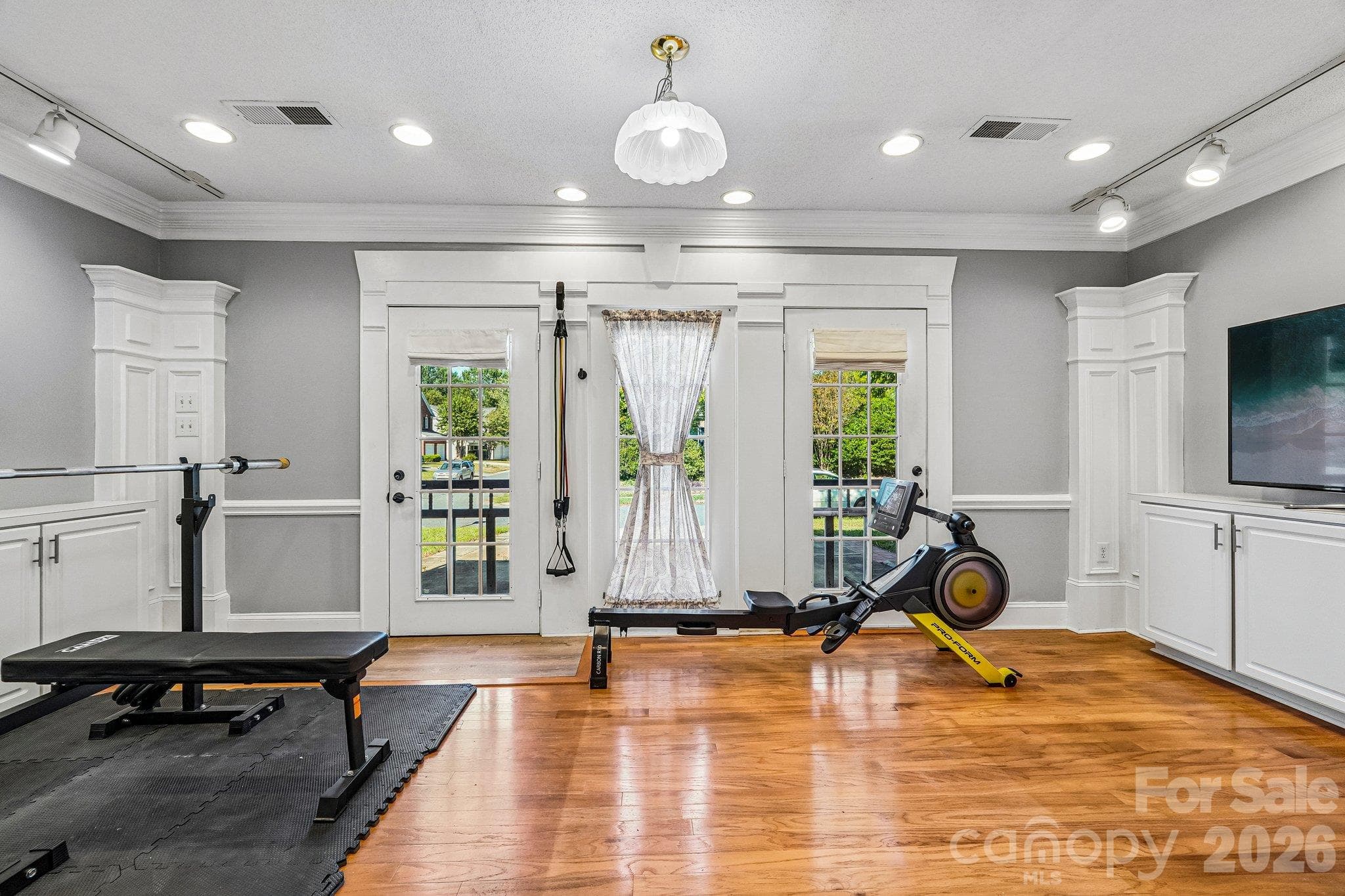 Great extra space in this home. Have a home gym and an office! - 11207 Livingston Mill Road, Charlotte