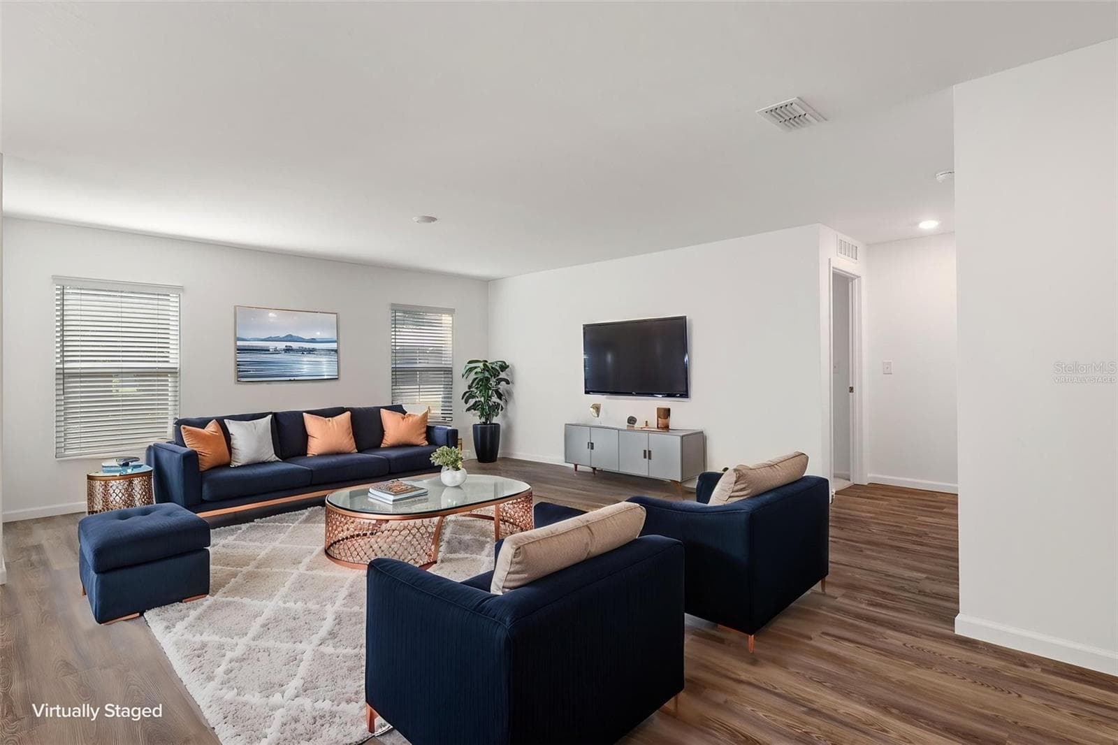 Virtually StagedLiving Room - 35040 SMOKETREE LN, DADE CITY