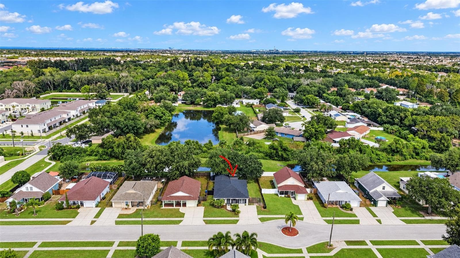 Front aerial view - 1210 CASA BONITA AVE, RUSKIN