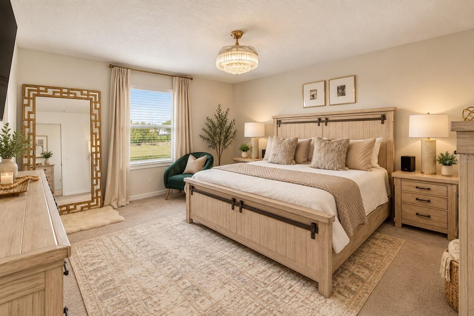 Master Bedroom “virtually staged” - 13209 WILDFLOWER MEADOW DR, RIVERVIEW