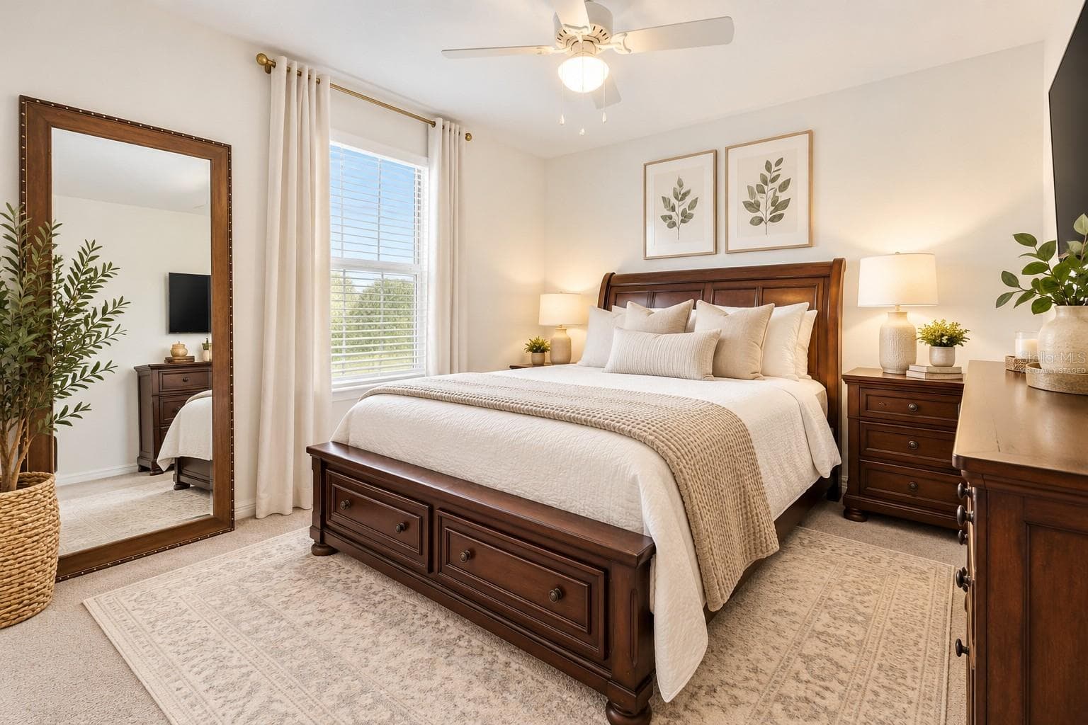 Bedroom 2 “virtually staged” - 13209 WILDFLOWER MEADOW DR, RIVERVIEW