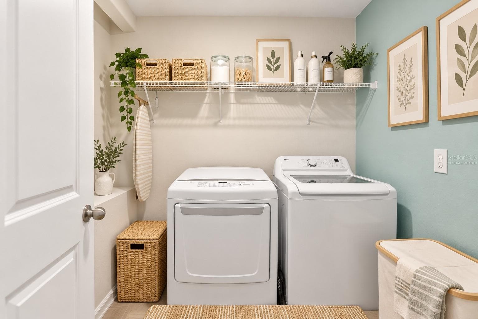 Laundry Room “virtually staged” - 13209 WILDFLOWER MEADOW DR, RIVERVIEW