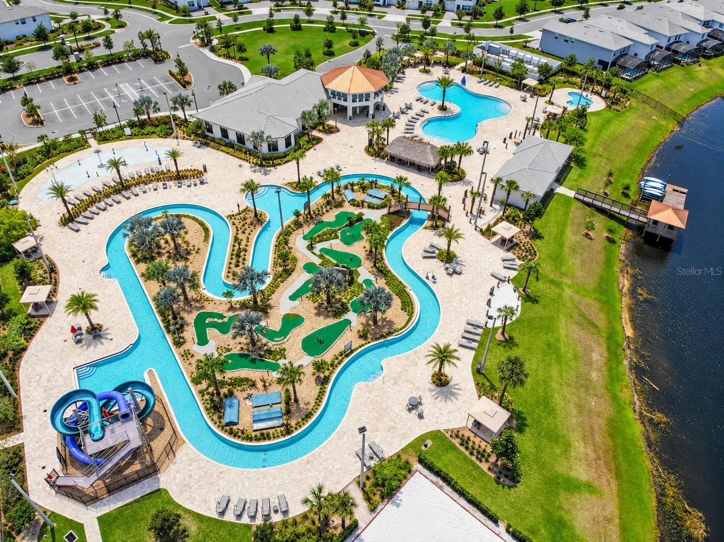 Community Water Park Aerial - 3131 PARADOX CIR #205, KISSIMMEE