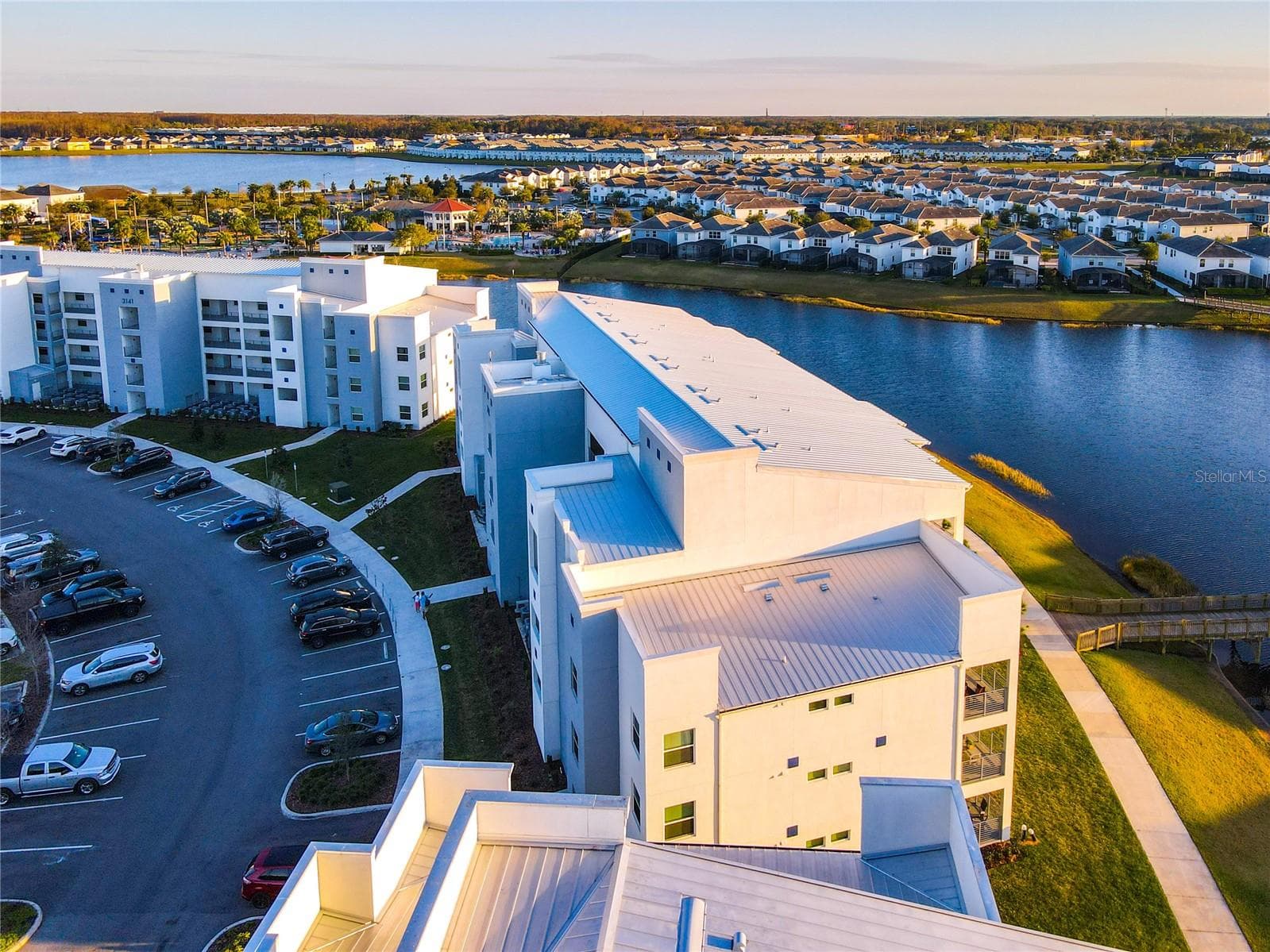 Aerial Community and Lake View - 3131 PARADOX CIR #205, KISSIMMEE
