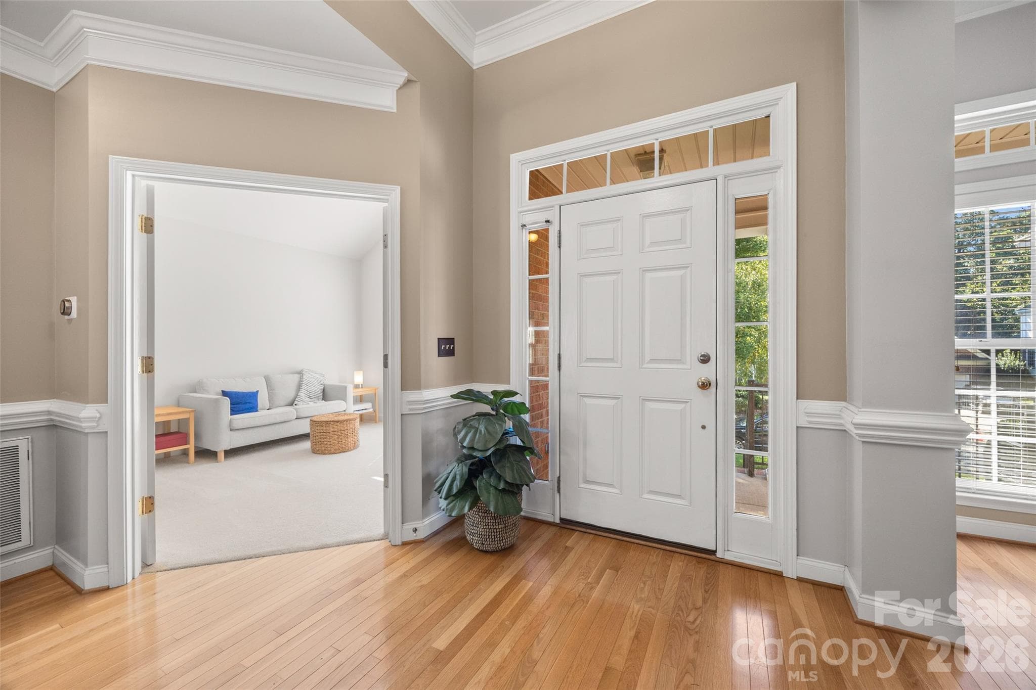 Light and Bright interior with an open layout, high ceilings, lots of natural light - 1718 Sanridge Wind Lane, Charlotte