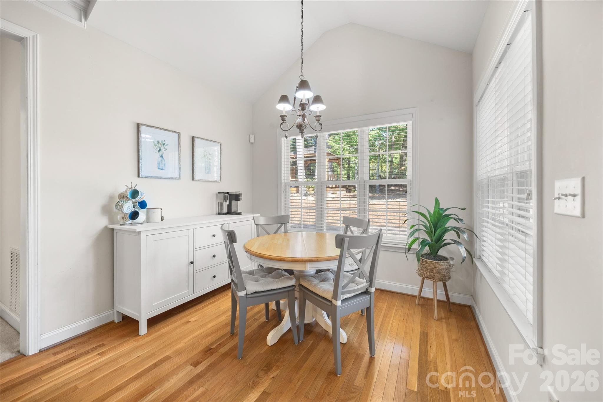 Breakfast Nook Space over looking the back yard - 1718 Sanridge Wind Lane, Charlotte