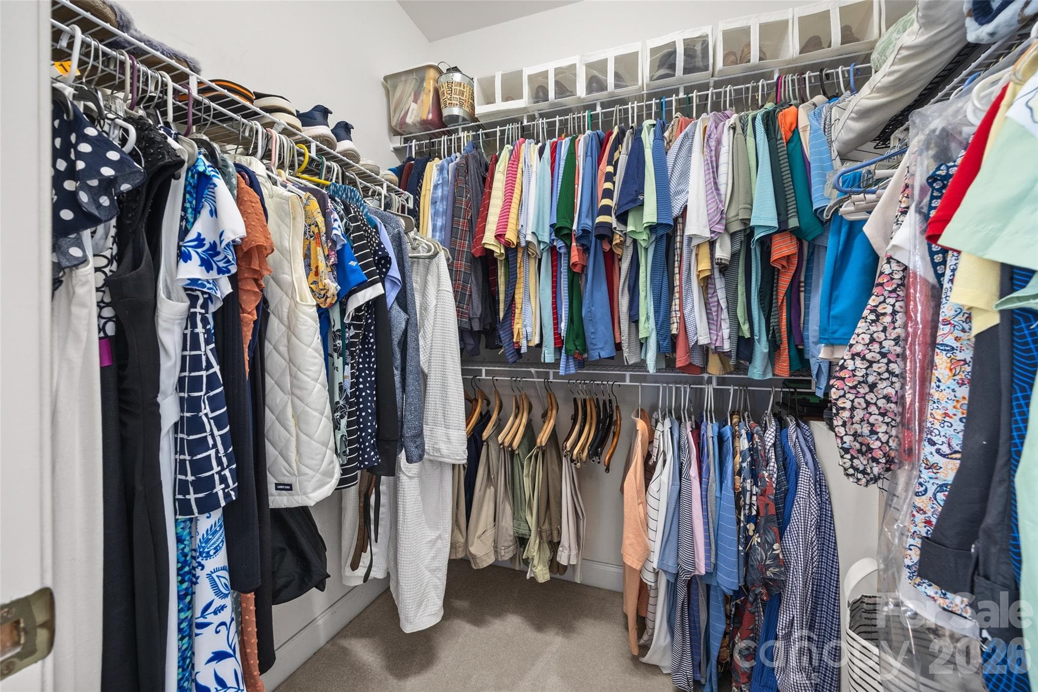 Primary Bedroom Walk in Closet - 1718 Sanridge Wind Lane, Charlotte