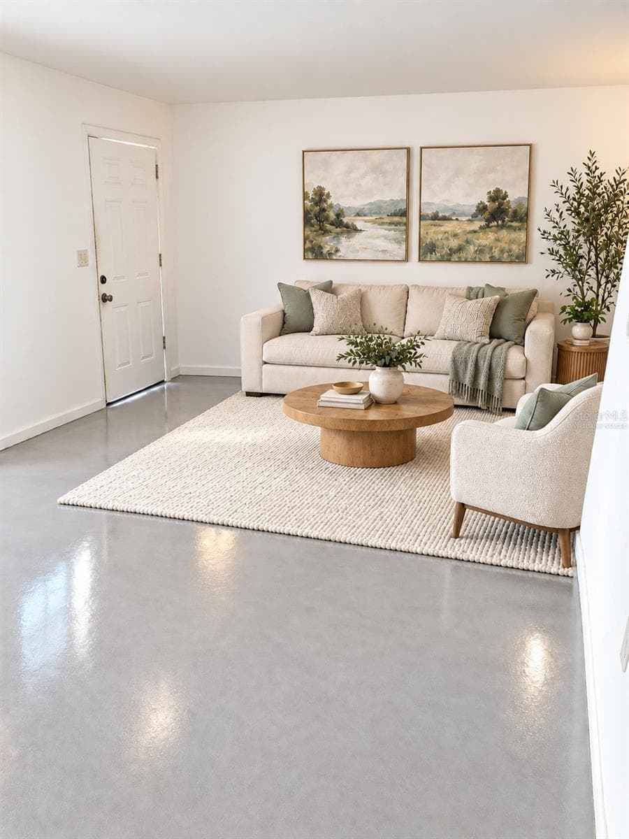 FAMILY ROOM Virtually Staged - 43 S BARBOUR ST, BEVERLY HILLS