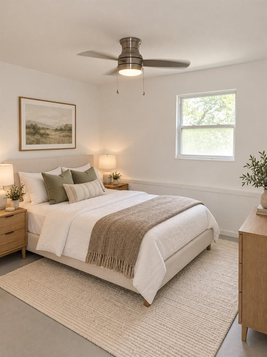 BEDROOM 1 Virtually Staged - 43 S BARBOUR ST, BEVERLY HILLS