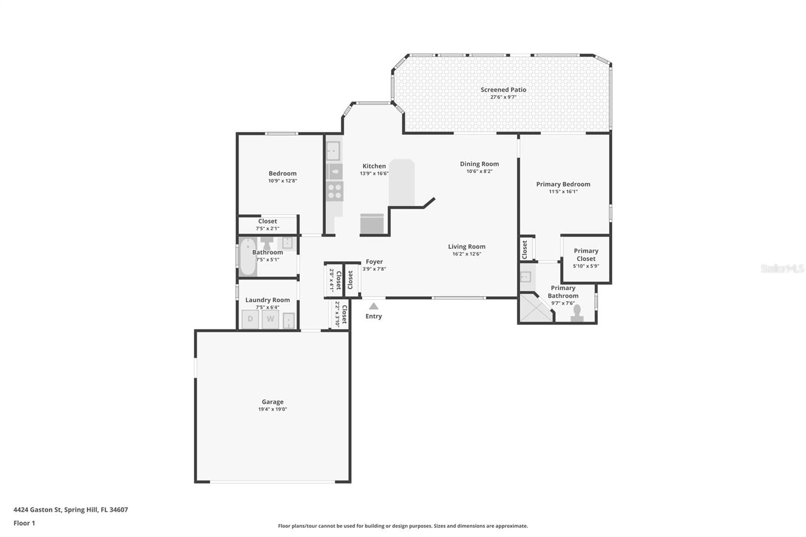 Floorplan - 4424 GASTON ST, SPRING HILL