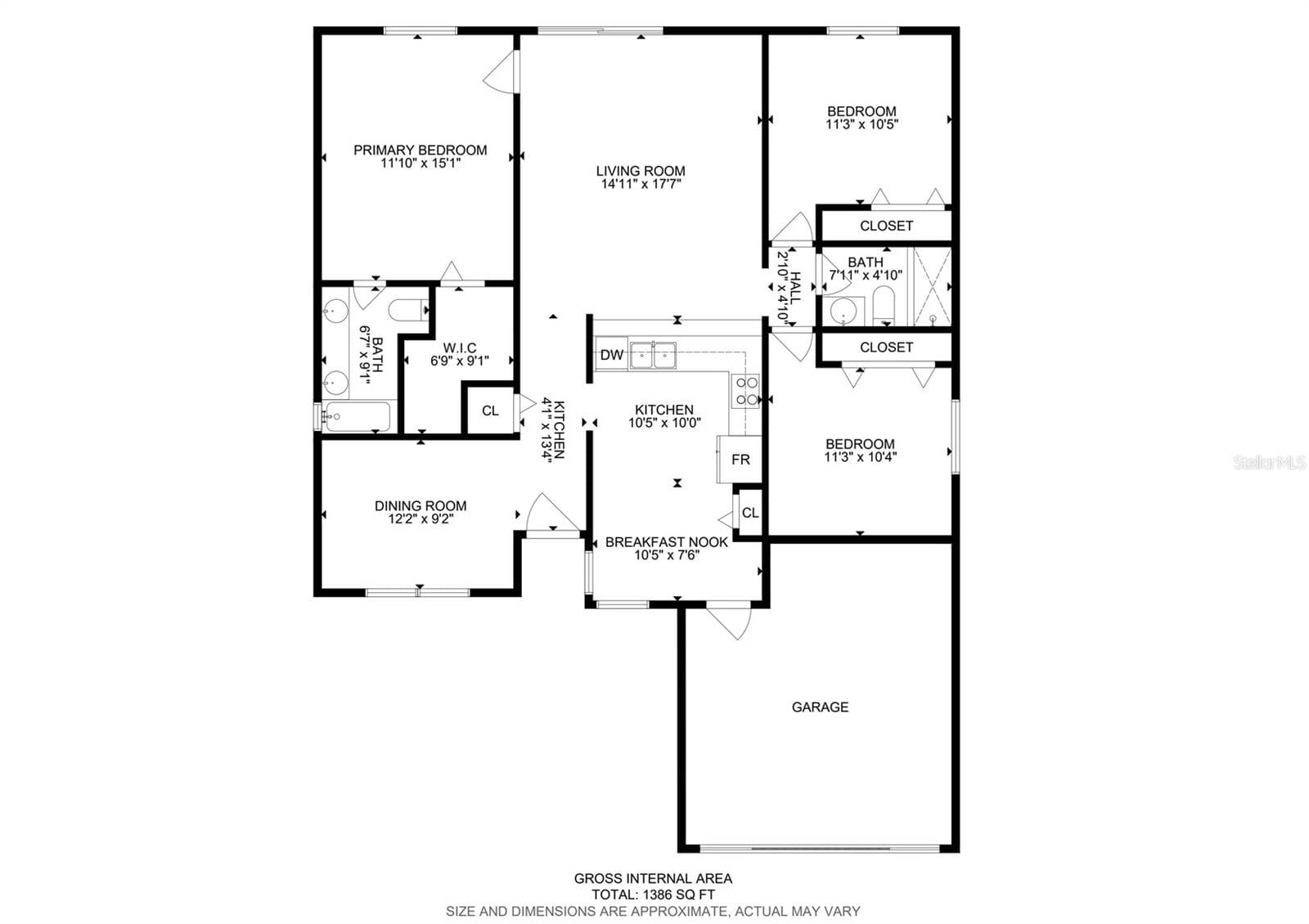 Floor plan - 27408 CORAL SPRINGS DR, WESLEY CHAPEL