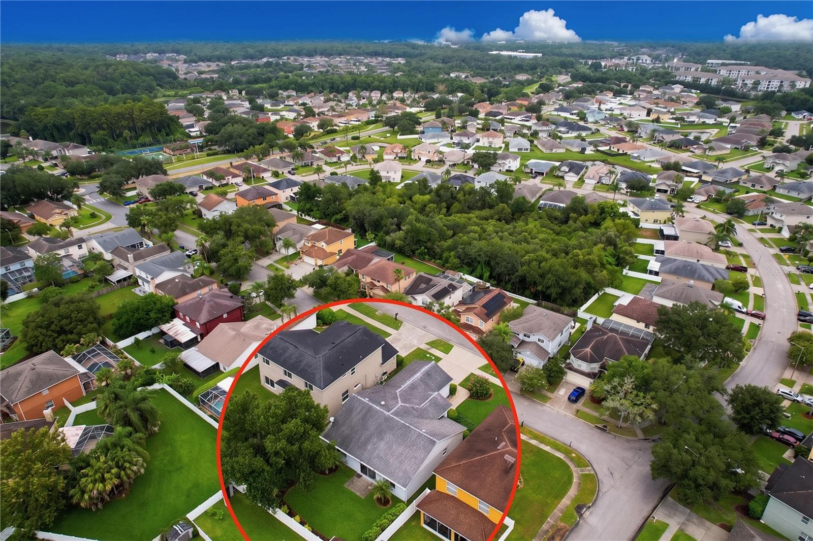 Circled home - 27408 CORAL SPRINGS DR, WESLEY CHAPEL