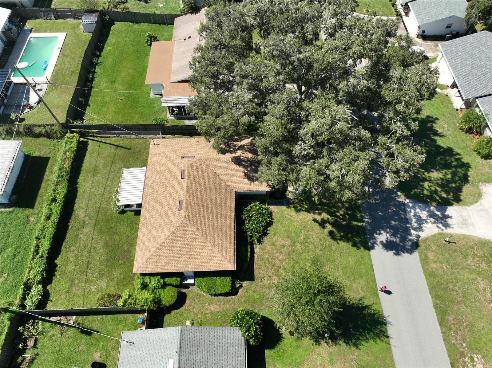 Drone shot - 125 WHITTIER LN, WINTER HAVEN