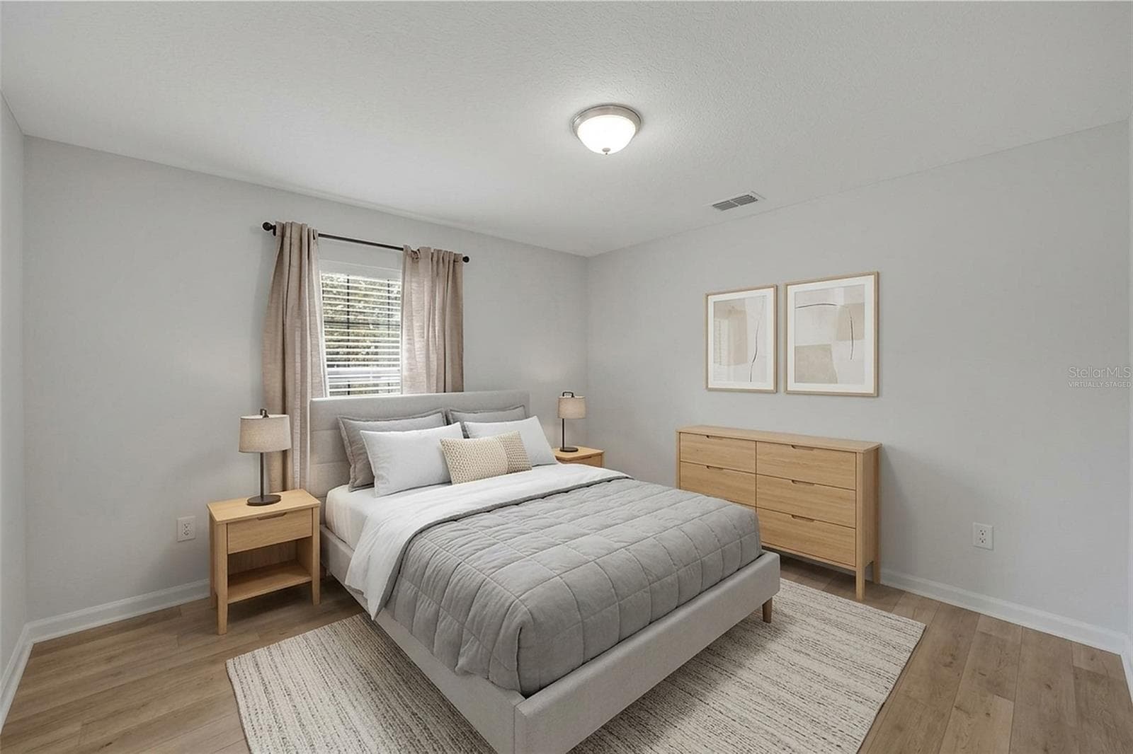 Bedroom 2 - Virtually staged - 26448 BERTRAM RD, BROOKSVILLE