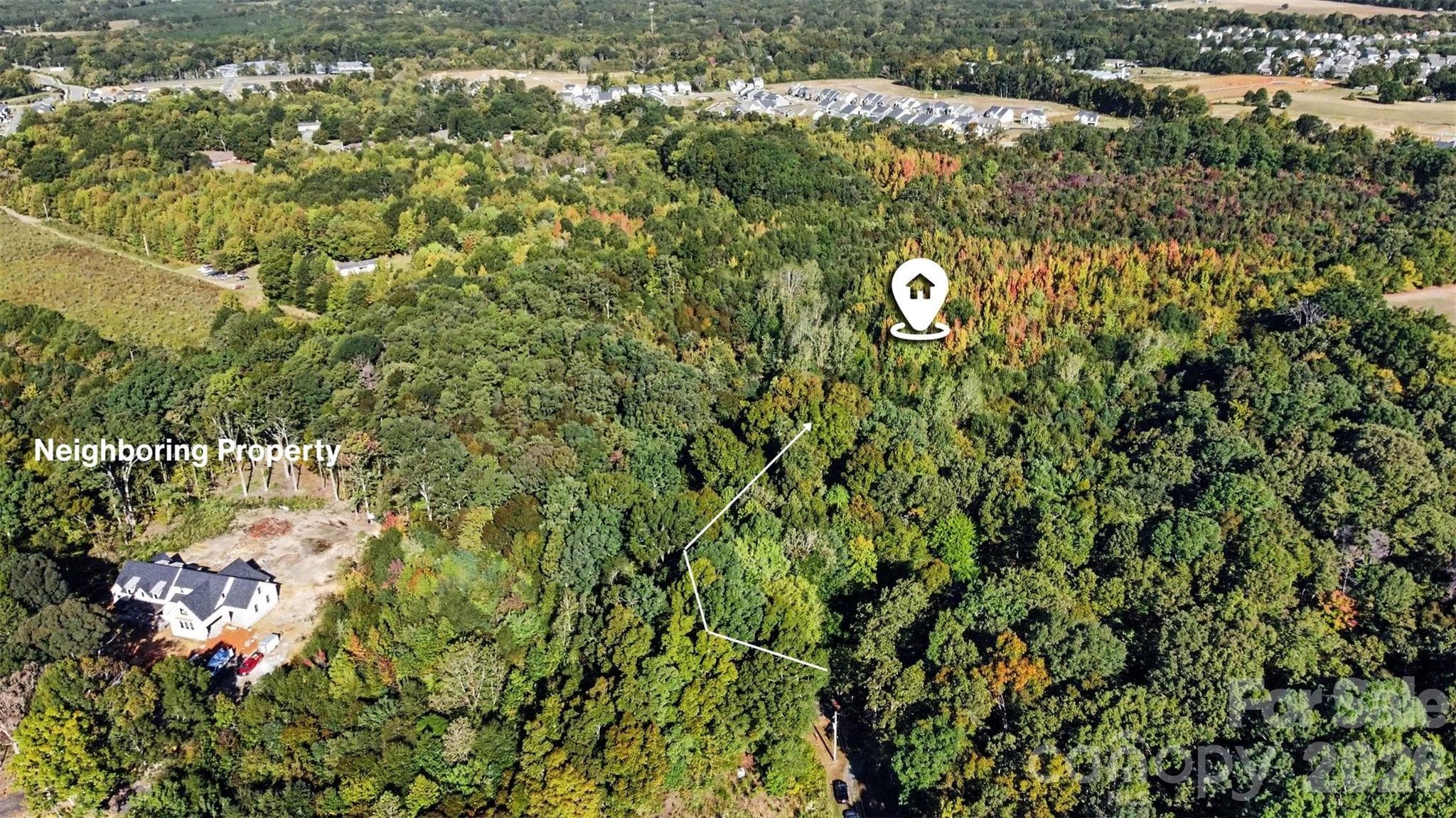 Approx. Proposed Home Site Location - 1724 Willis Long Road, Monroe