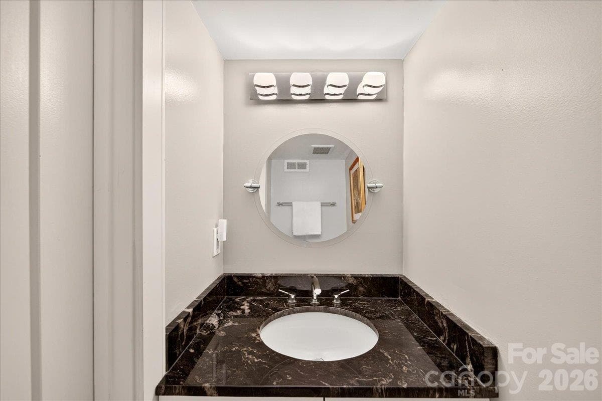 Main Floor Powder Room - 3762 Winding Creek Lane, Charlotte