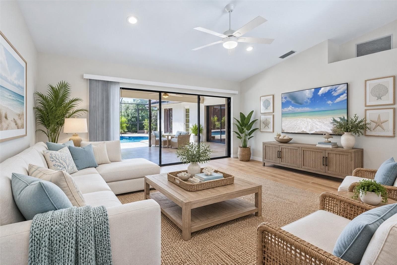 virtually staged - 620 HIBISCUS DR, VENICE
