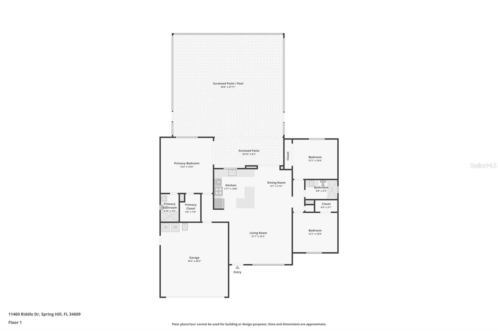 Floor Plan - 11460 RIDDLE DR, SPRING HILL