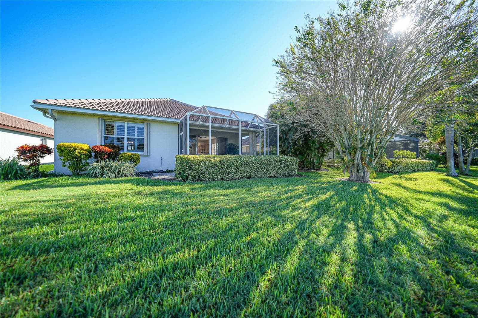 Back of home - 3339 OSPREY LN, PORT CHARLOTTE