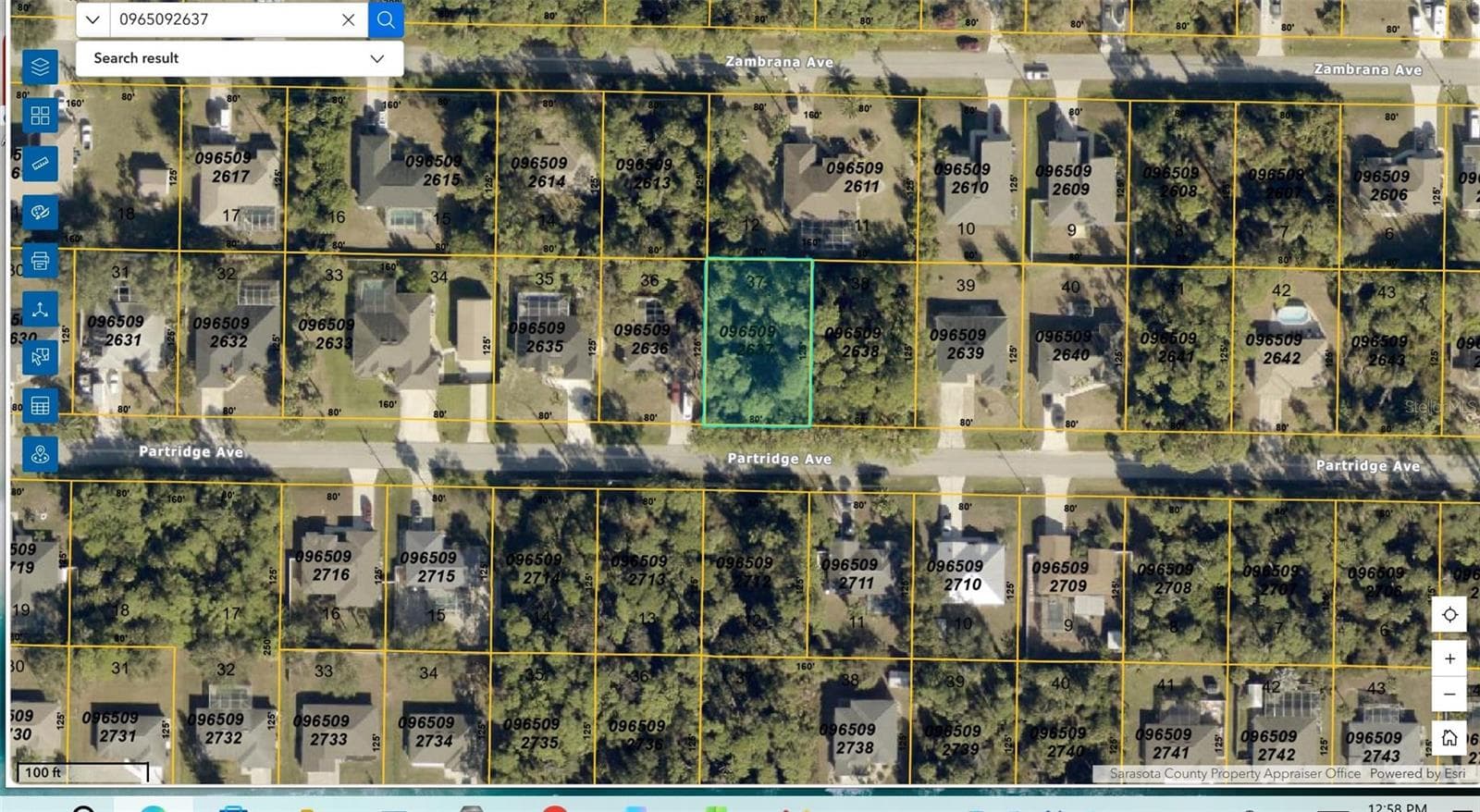 LOT 37 PARTRIDGE AVE