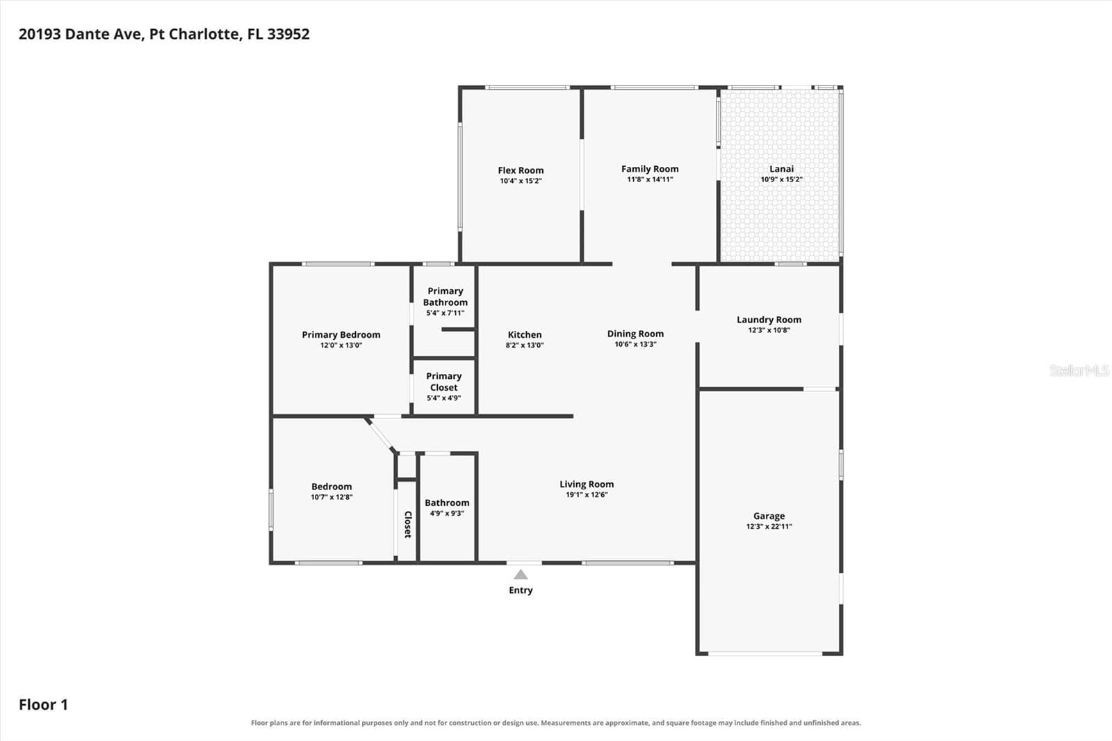 Single Family Residence at 20193 DANTE AVE, PORT CHARLOTTE, photo 54 of 54