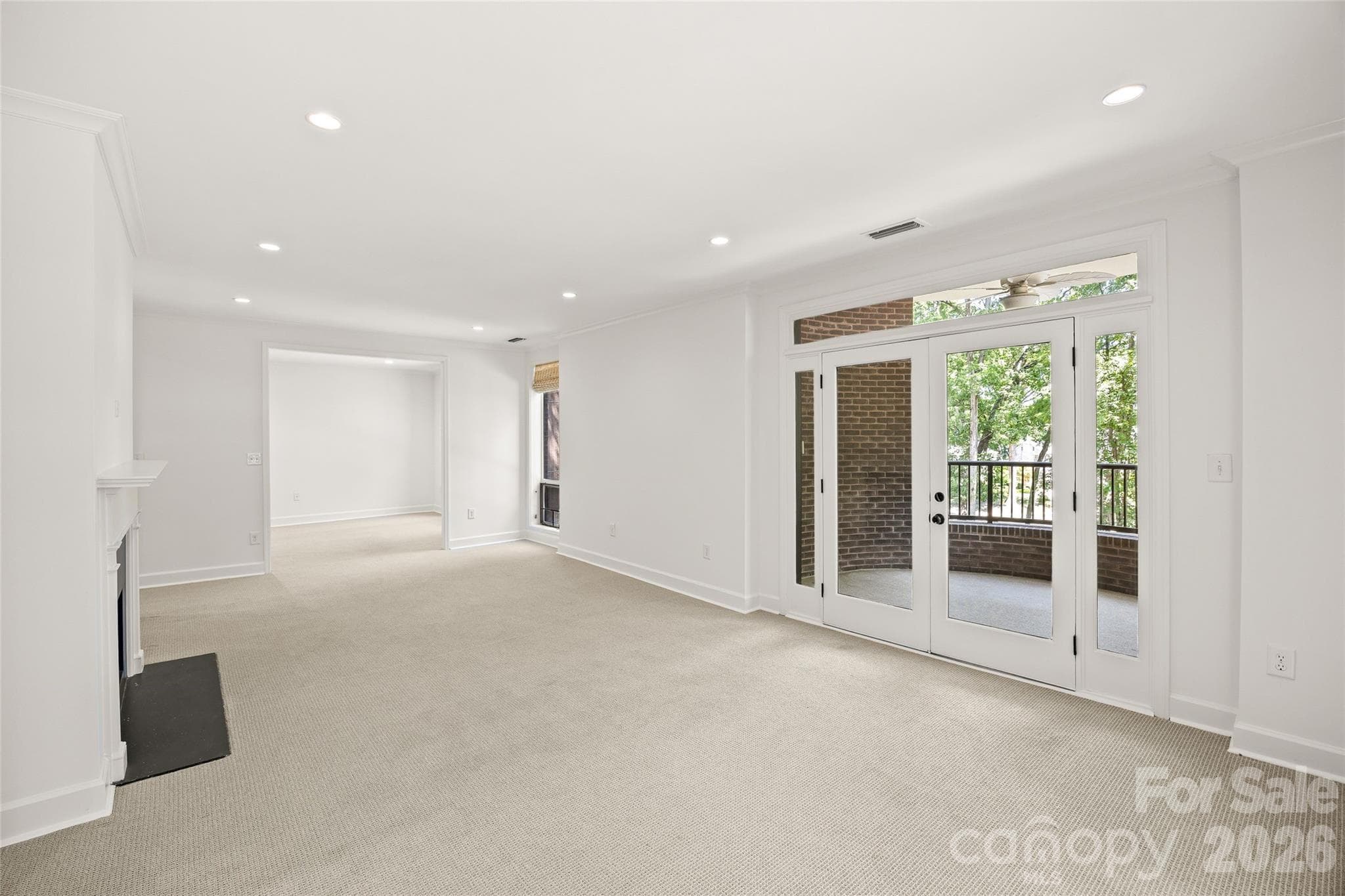 Family Room to Living Room - 922 Cherokee Road, Charlotte