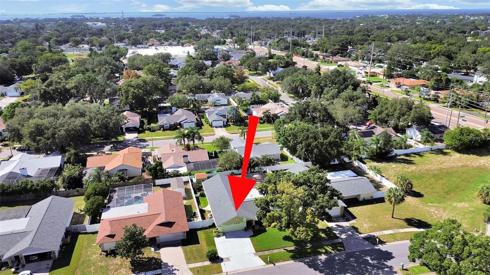 Aerial - 169 FOXCROFT DR W, PALM HARBOR