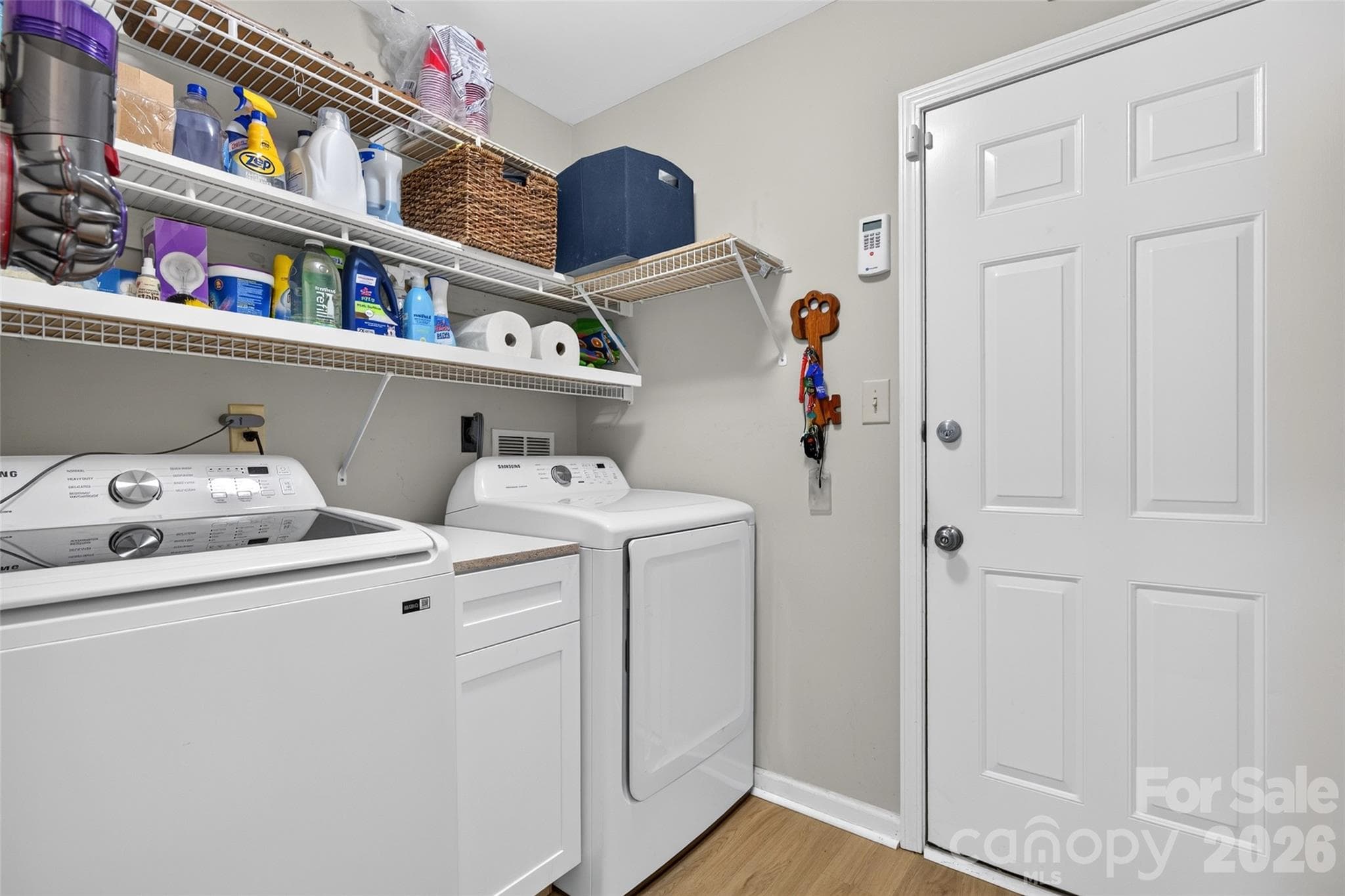 Laundry Room off of the garage - 17214 Chardonnay Court, Cornelius
