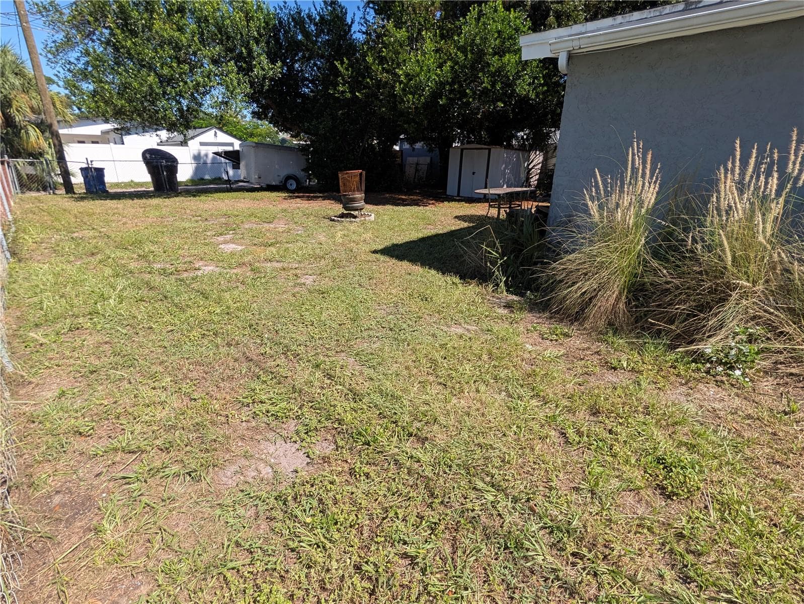 Fenced back yard - 3545 3RD AVE N, ST PETERSBURG