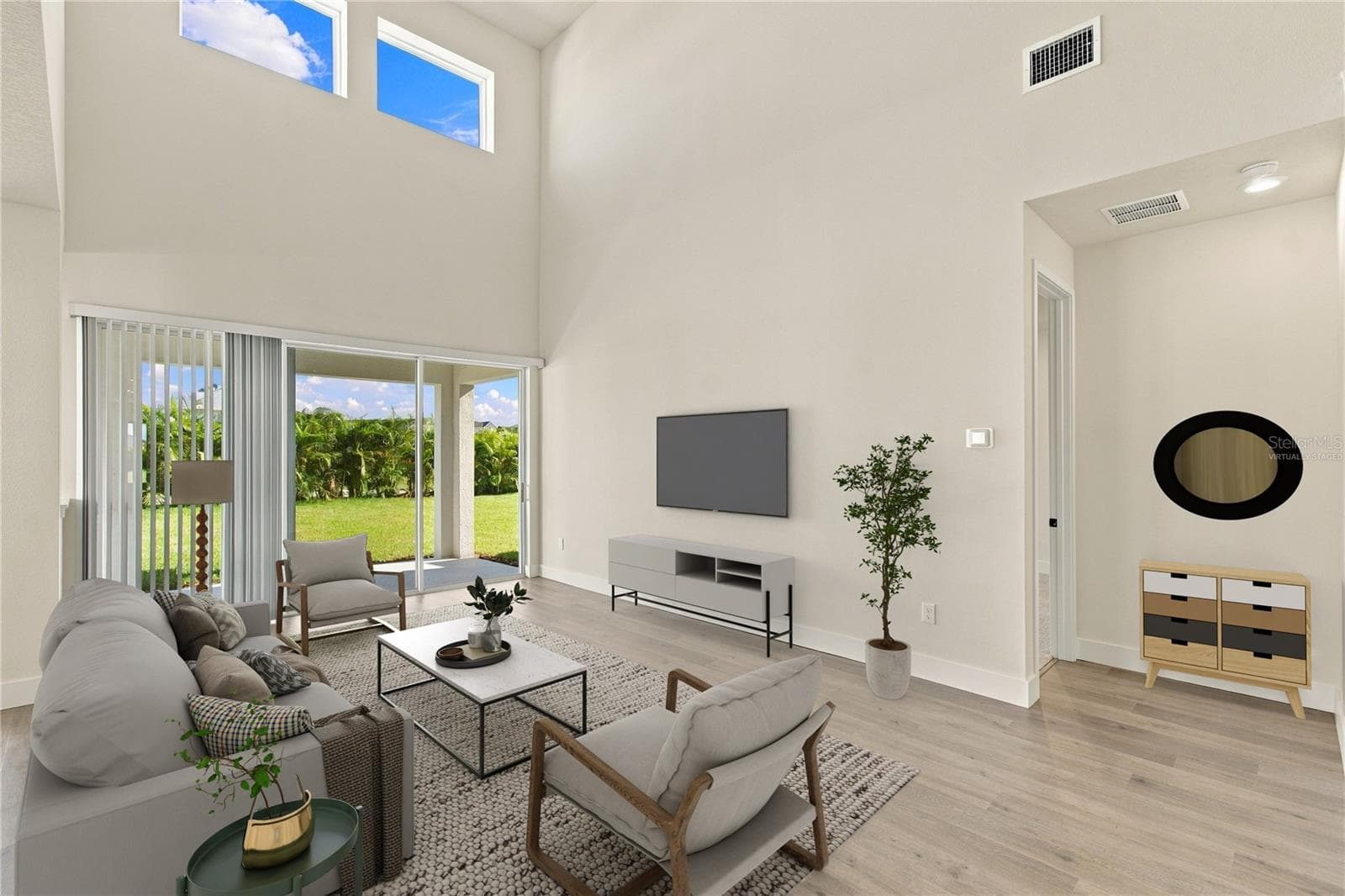 Family Room **Virtually Staged - 5147 CREEK SAND DR, APOLLO BEACH