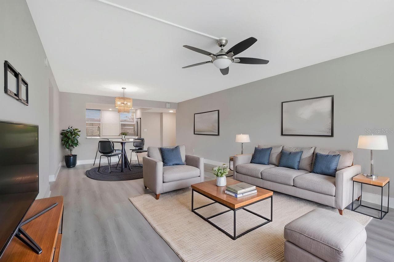Virtual living/dining - 7645 SUN ISLAND DR S #101, SOUTH PASADENA