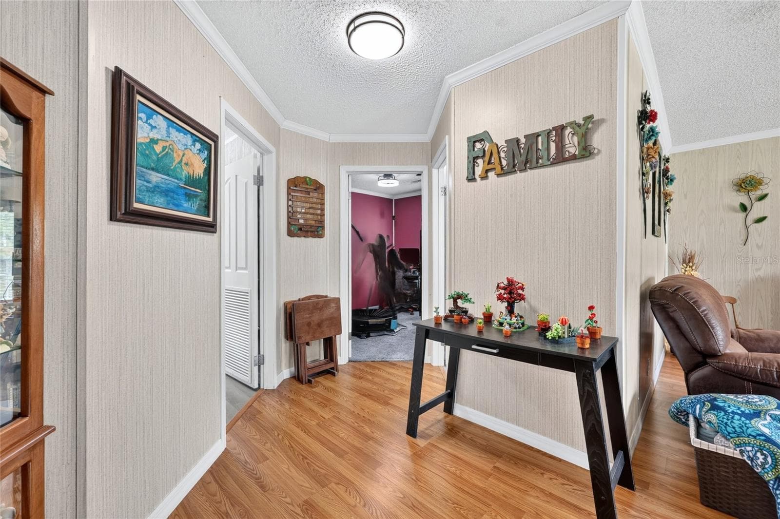Hallway to laundry room and bedroom #5 - 12647 SE 102ND AVE, BELLEVIEW