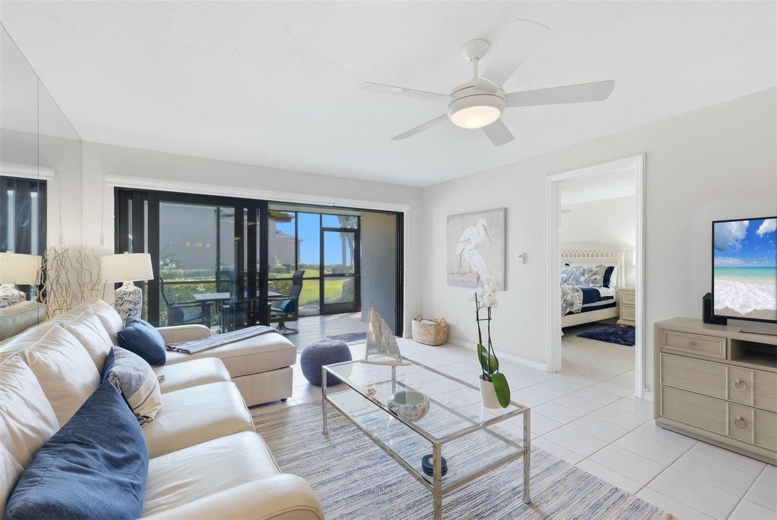 Water Views from the lanai, living room and primary - 5655 GULF OF MEXICO DR #A107, LONGBOAT KEY