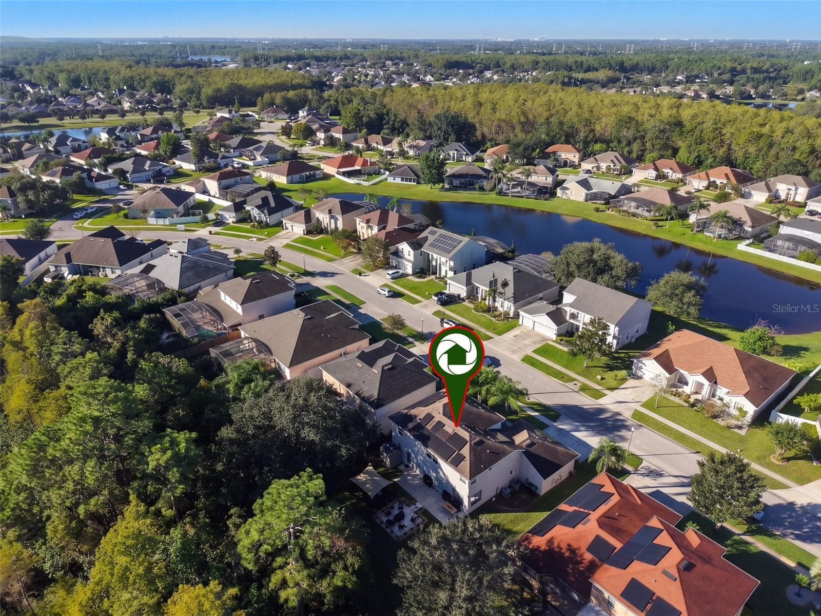 Arial street view - 10603 SUNRISE TERRACE DR, ORLANDO