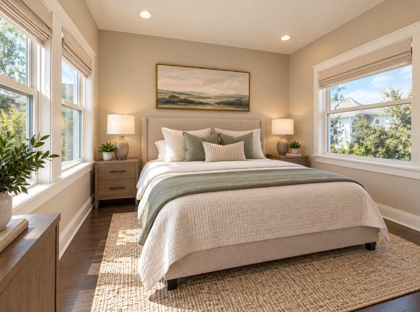 Virtually staged With balcony converted to a 4th bedroom option - 8153 BELLOW ST, ORLANDO