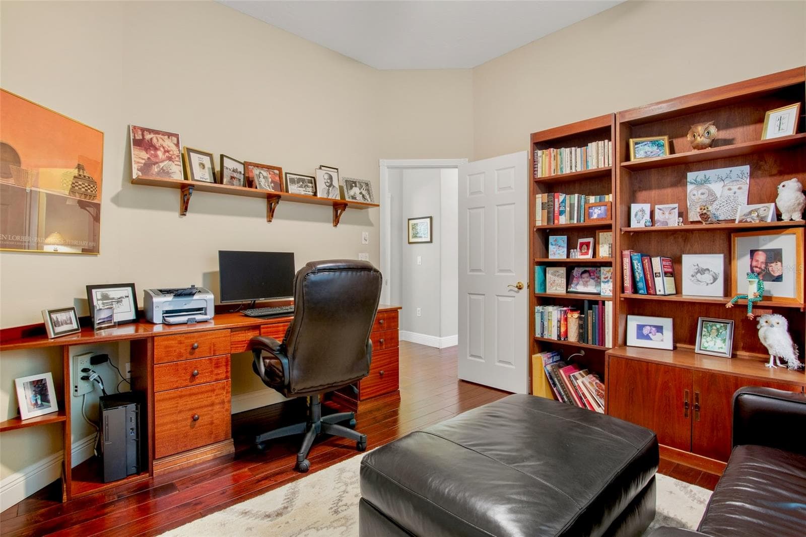 Guest bedroom currently used as office - 4804 BENCHMARK CT, SARASOTA