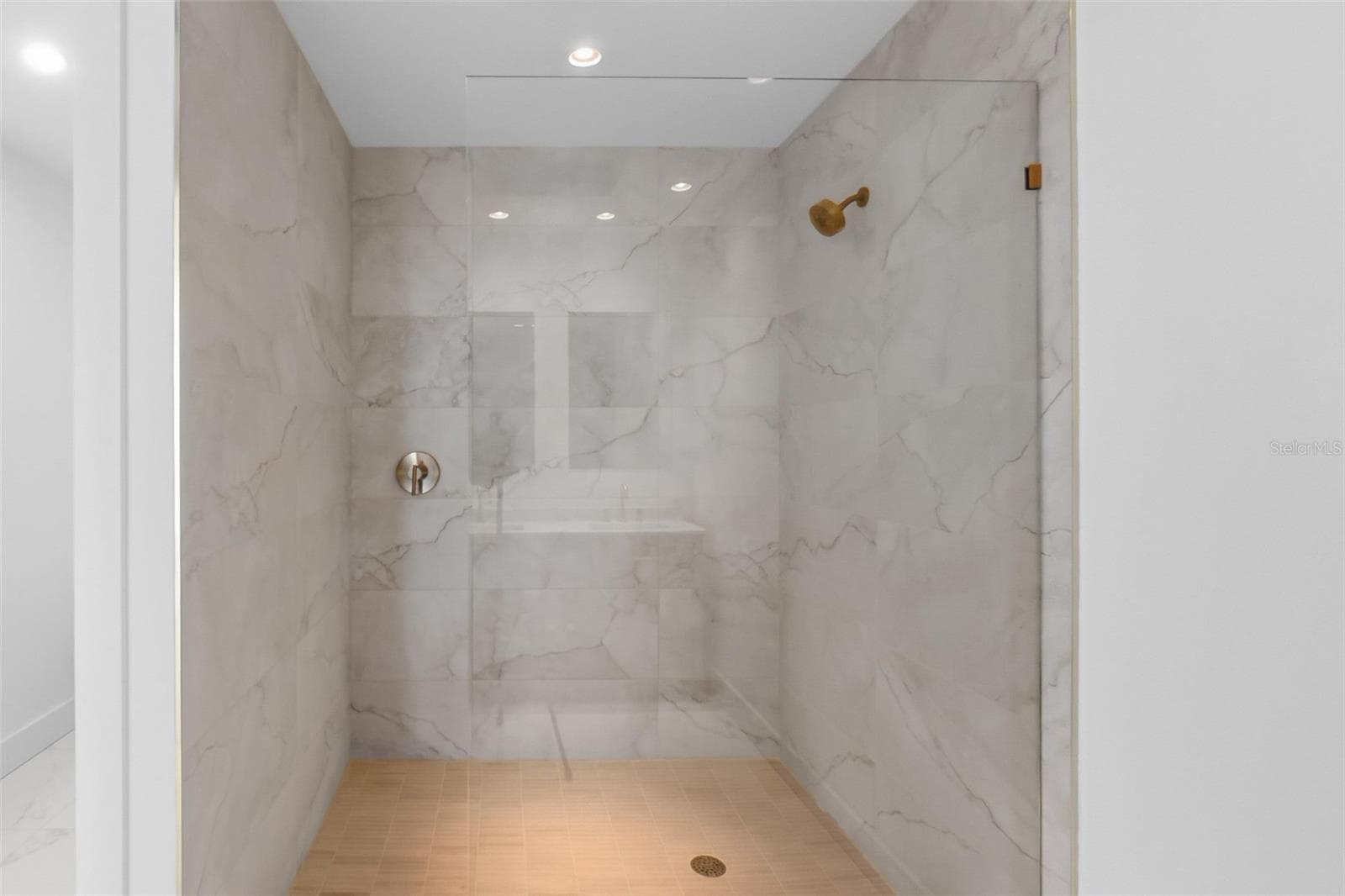 Primary shower - 111 S PINEAPPLE AVE #1103, SARASOTA