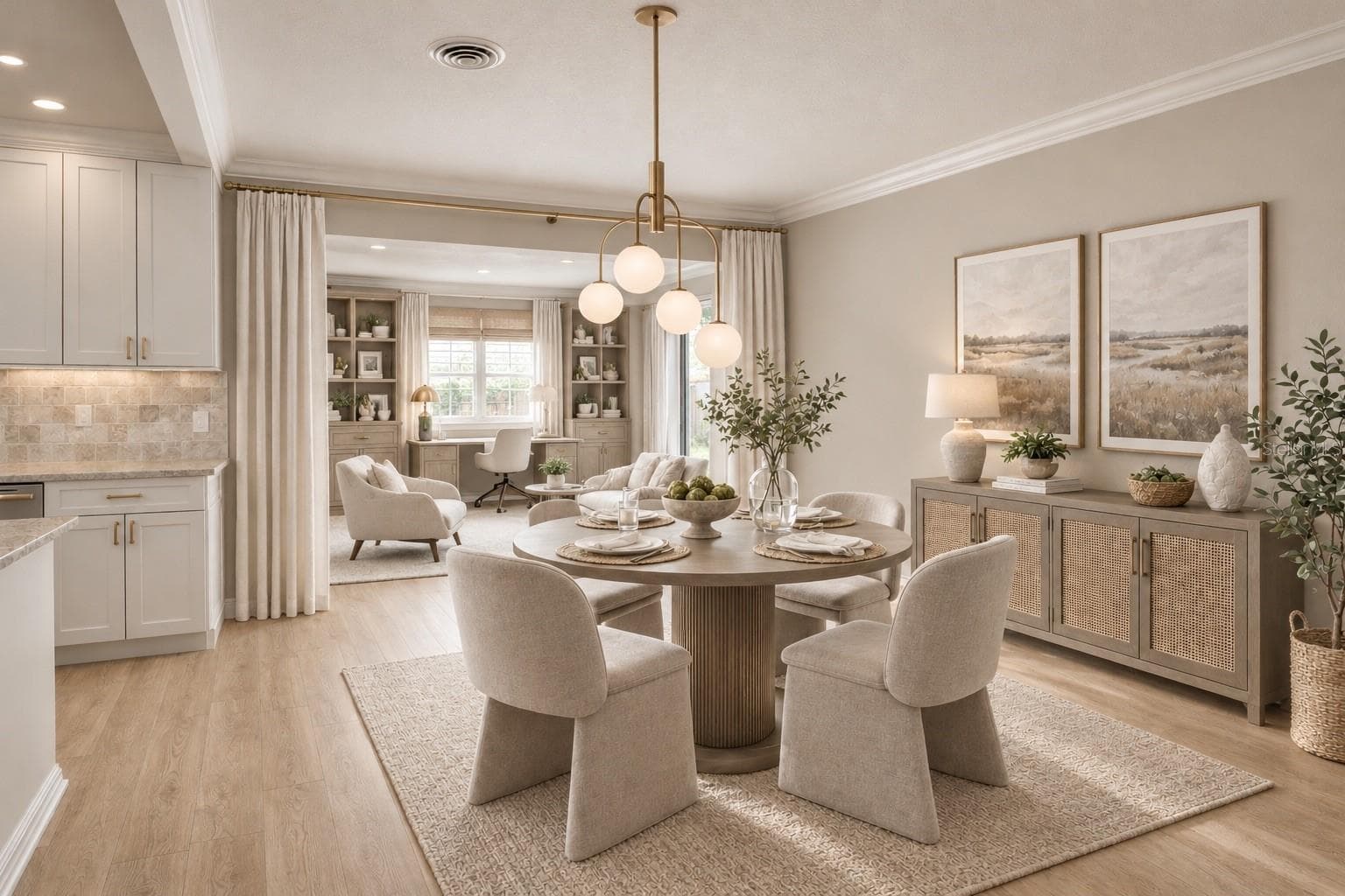 Virtual Staging Dining room - 3013 JENNINGS DR, SARASOTA