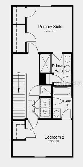 Floor 2 ~ Additional Highlights Include: extended LVP flooring on first floor, Ring doorbell, and electronic deadbolt - 786 GLADSTONE WAY #786, MOUNT DORA