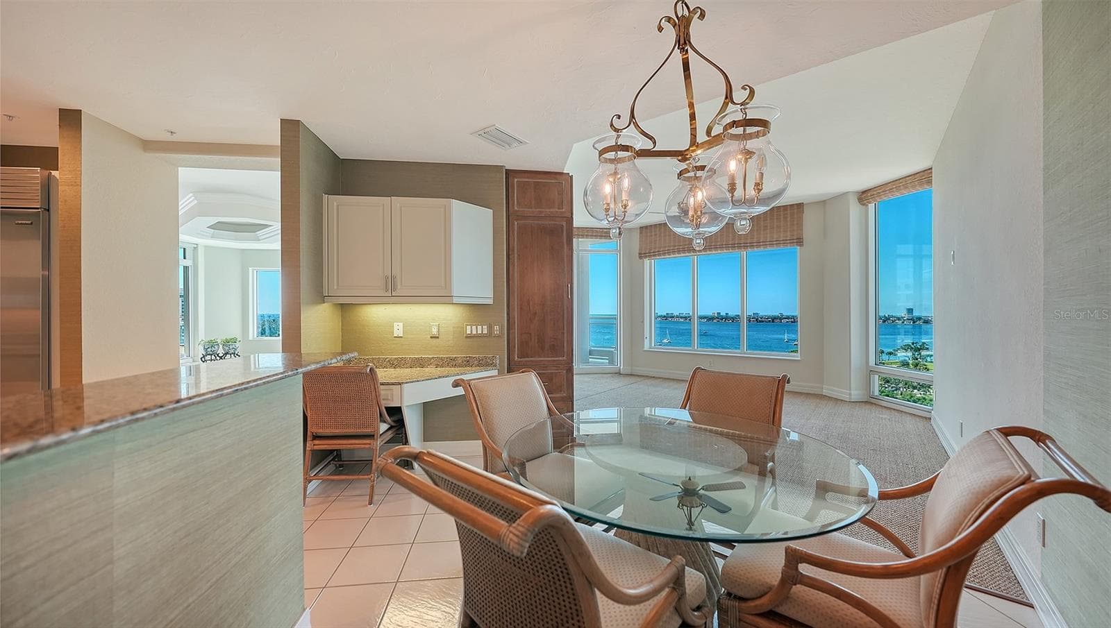 Eat In Kitchen with Bay & Gulf Views - 340 S PALM AVE #101, SARASOTA