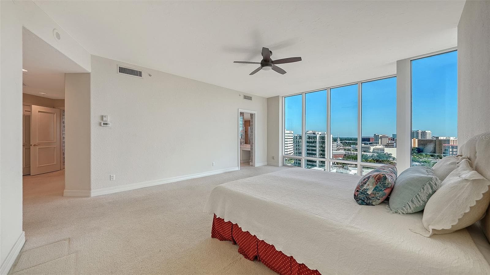 Primary Bedroom with Eastern City Views - 340 S PALM AVE #101, SARASOTA