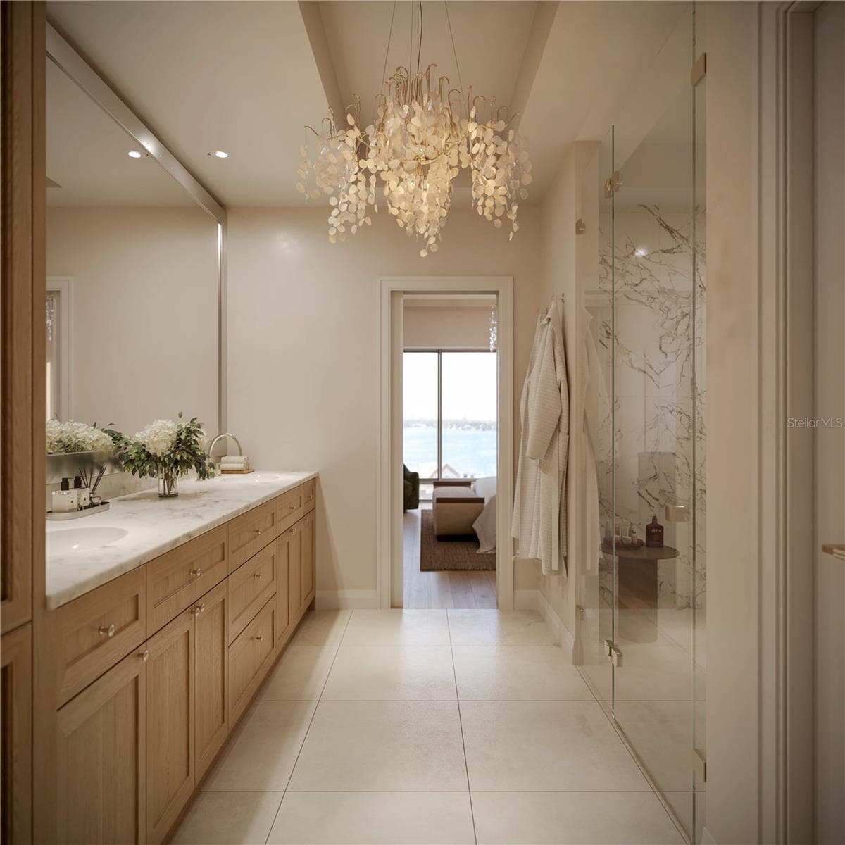 Artist Rendering 02 Residence Bathroom - 325 GOLDEN GATE PT #1002, SARASOTA