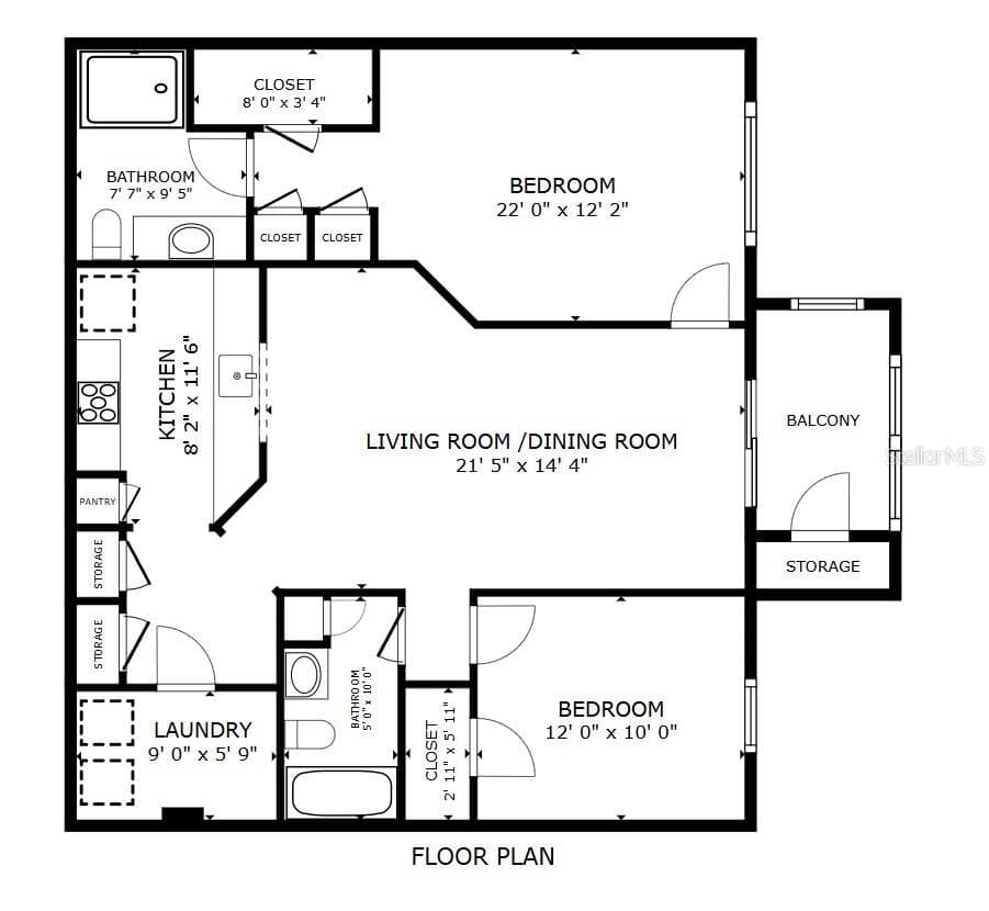 4849 Cypress Woods Dr #1302 Floor Plan - 4849 CYPRESS WOODS DR #1302, ORLANDO