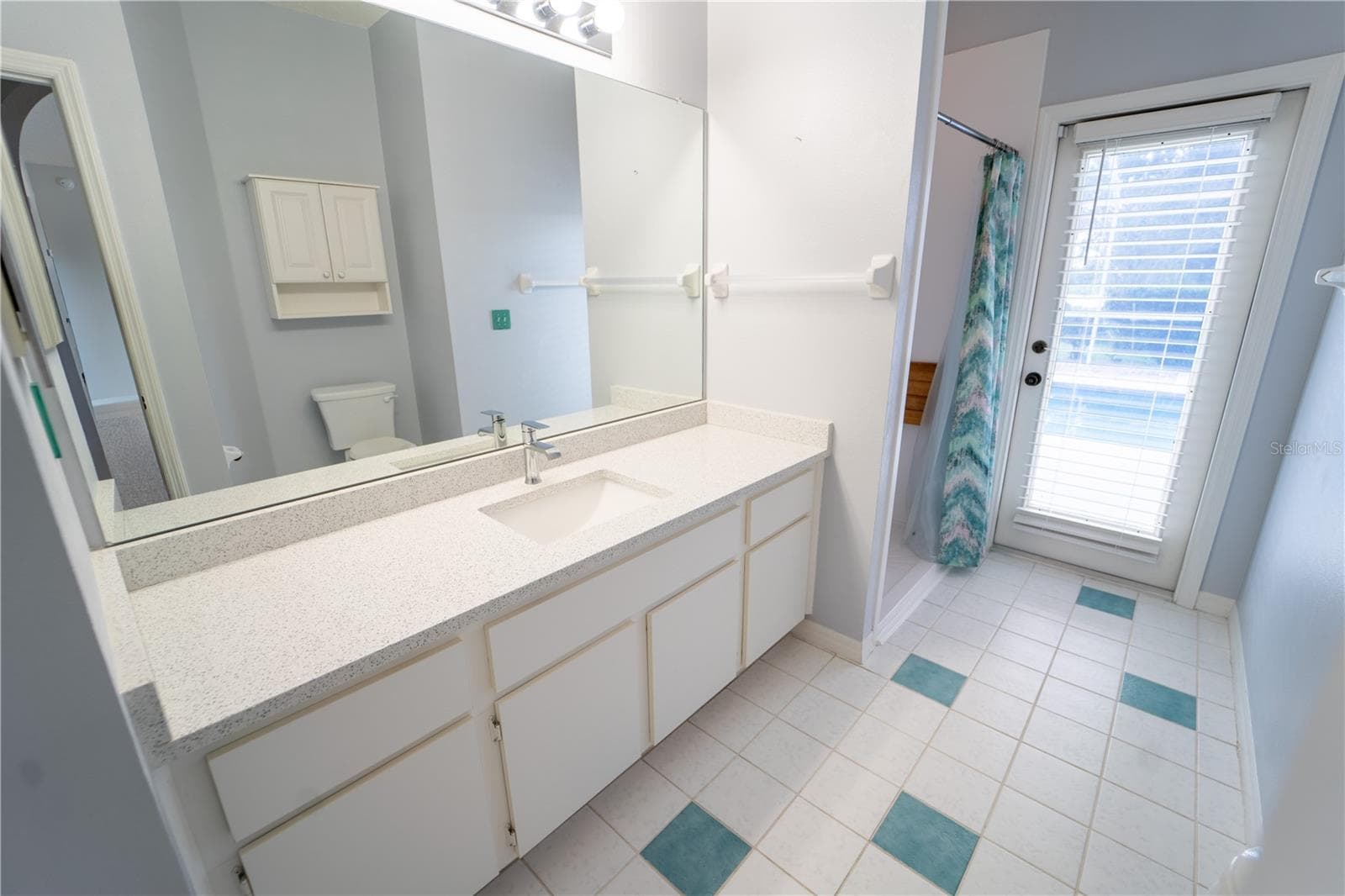 BATHROOM 3 ~ DOOR TO POOL AREA - 13023 SAINT FILAGREE DR, RIVERVIEW