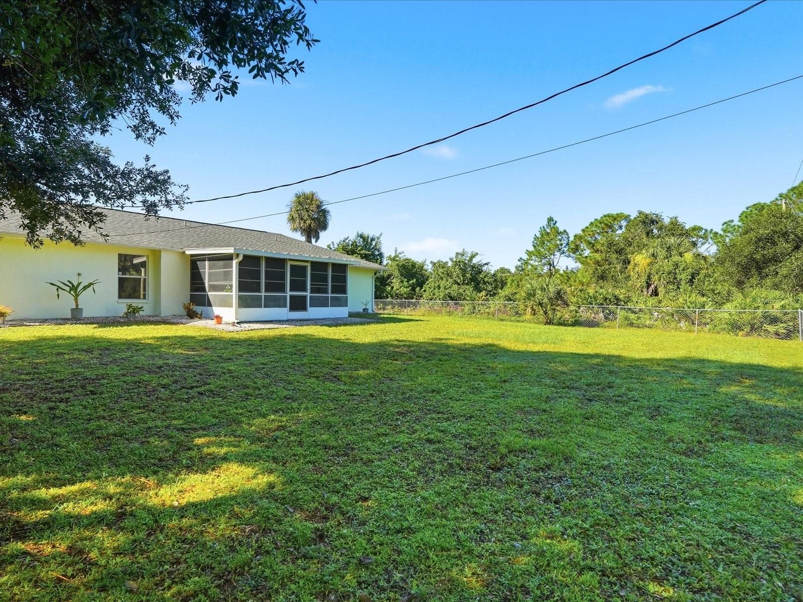 Backyard - 22104 LANDIS AVE, PORT CHARLOTTE