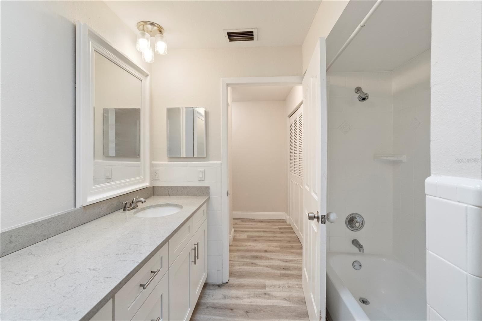 Bathroom w/ Shower & Tub - 235 TOLLGATE TRL, LONGWOOD