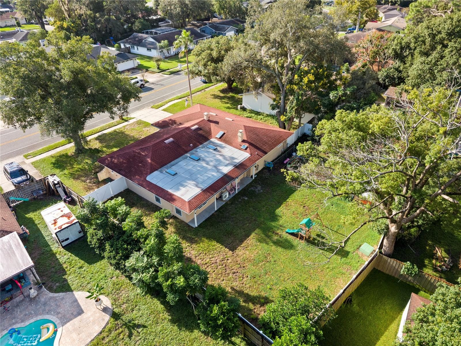 Aerial view - 235 TOLLGATE TRL, LONGWOOD