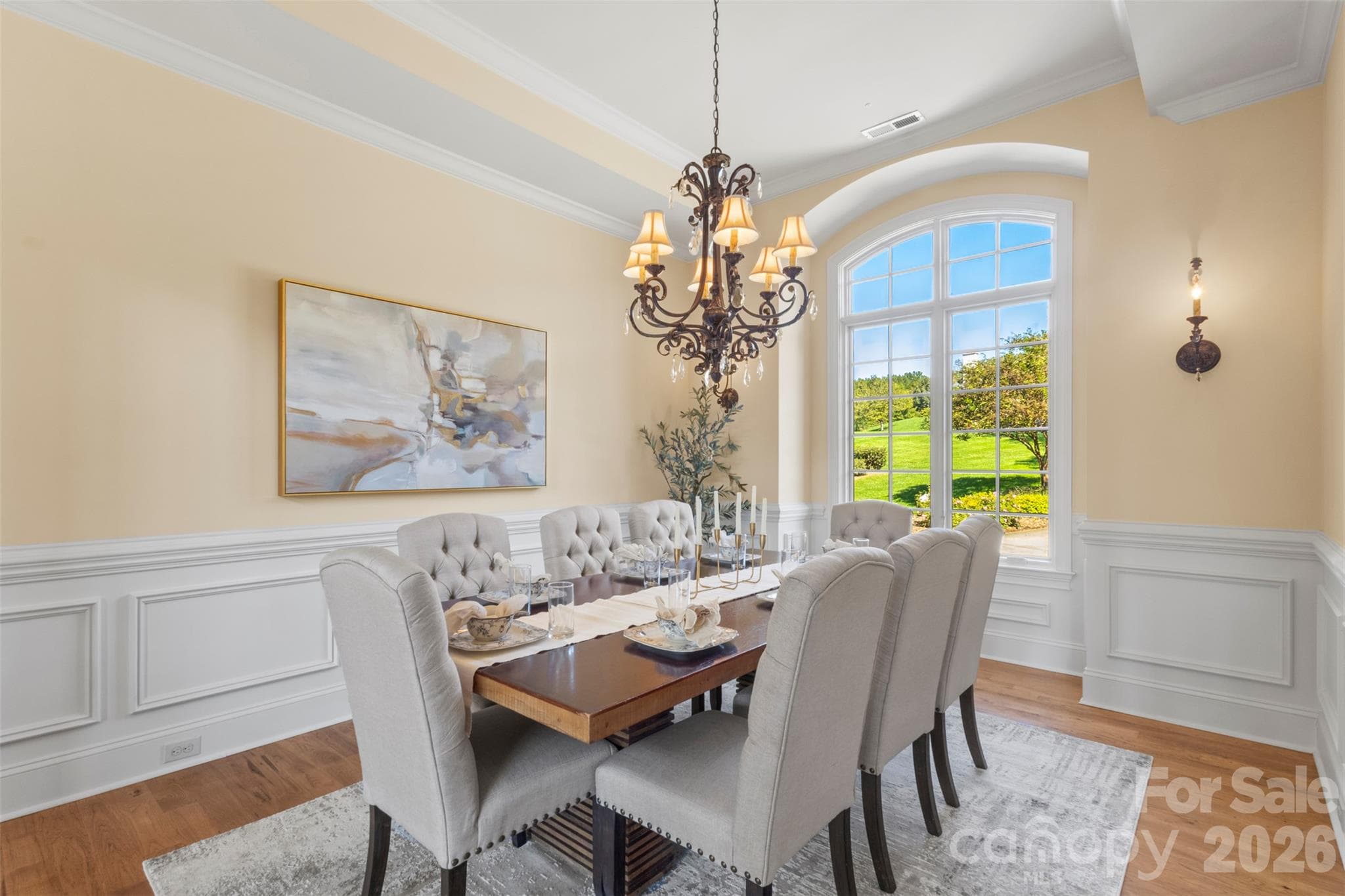 Dedicated dining room comfortably seats 8 - 973 Pinnacle Drive, Iron Station
