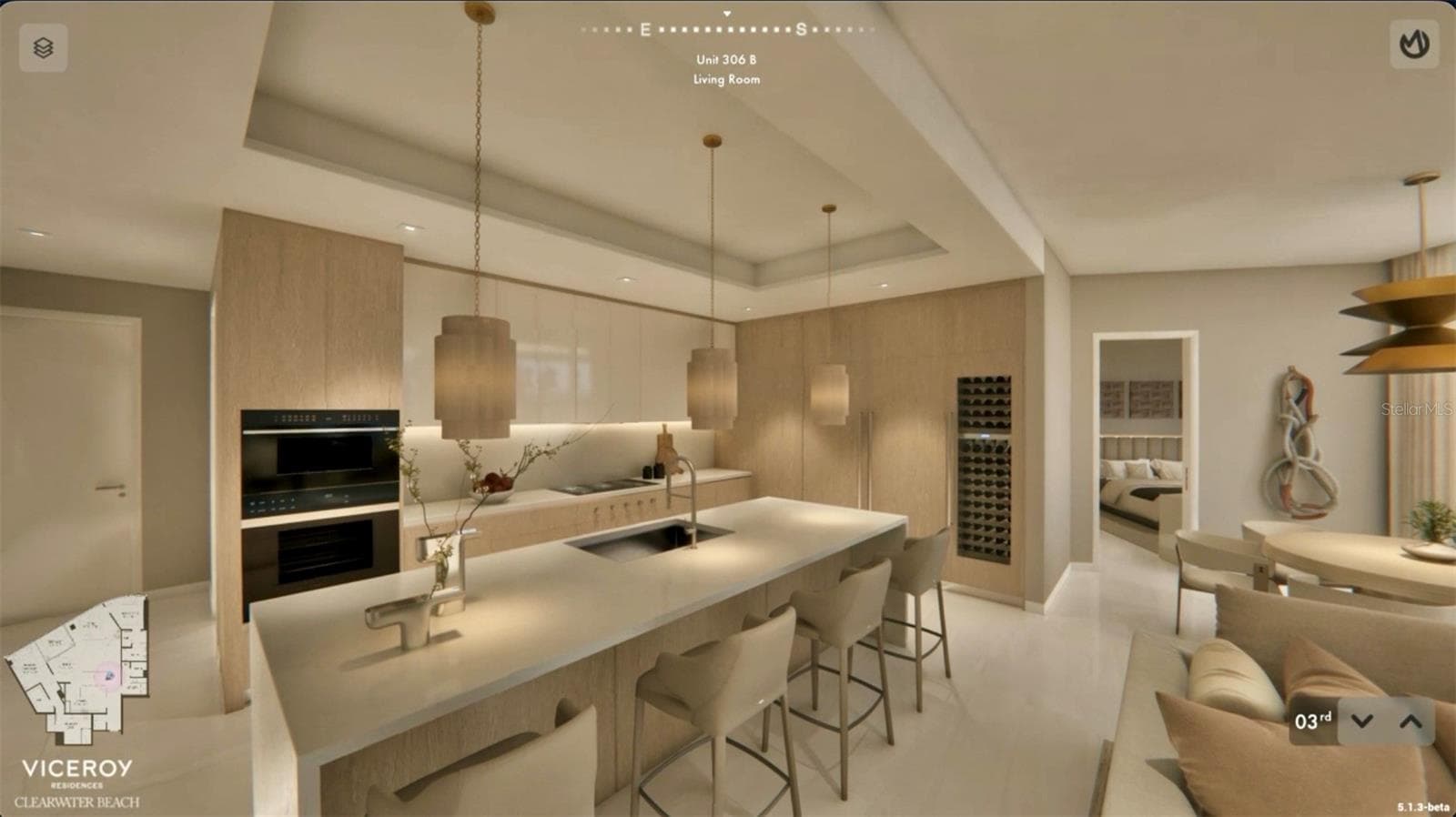 Kitchen - To Be Built - 805 S GULFVIEW BLVD #306B, CLEARWATER